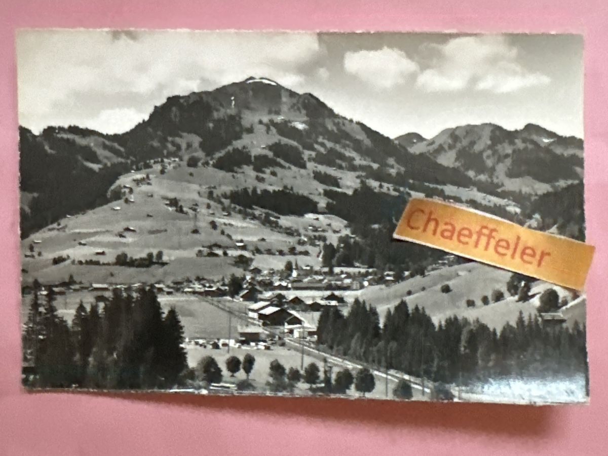 Cartoline postali: 27022 Zweisimmen-Rinderberg – Usato da Zürich venduto da Chaeffeler