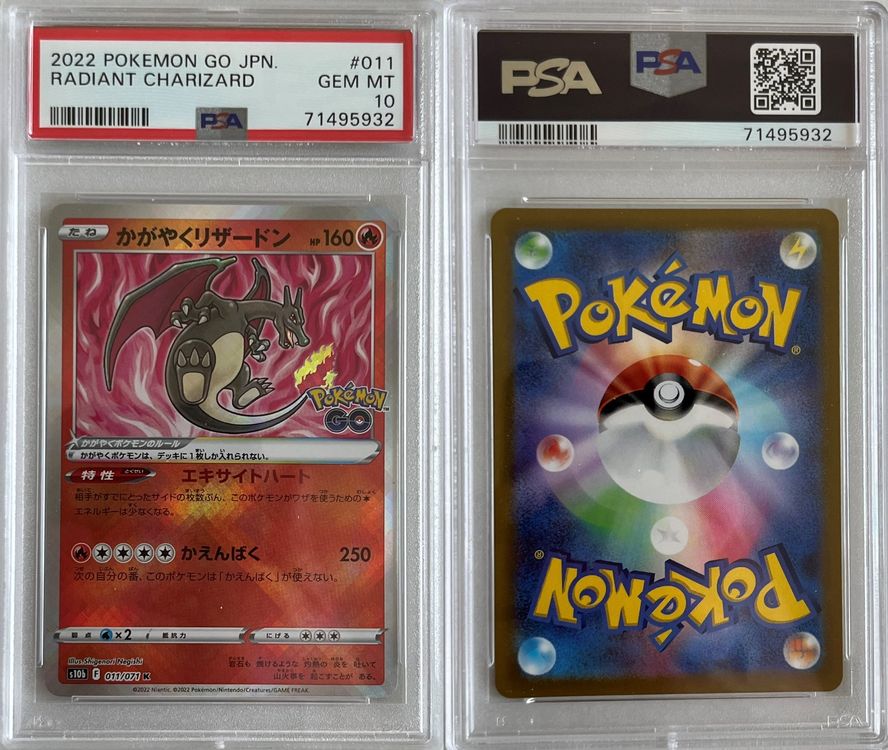 TAG 10 GEM MINT Japanese Pokemon 2022 Charizard 010/071 Pokemon GO S10b  Charizard 010/071 Pokemon GO Japanese Card For !, Hobbies & Toys ...