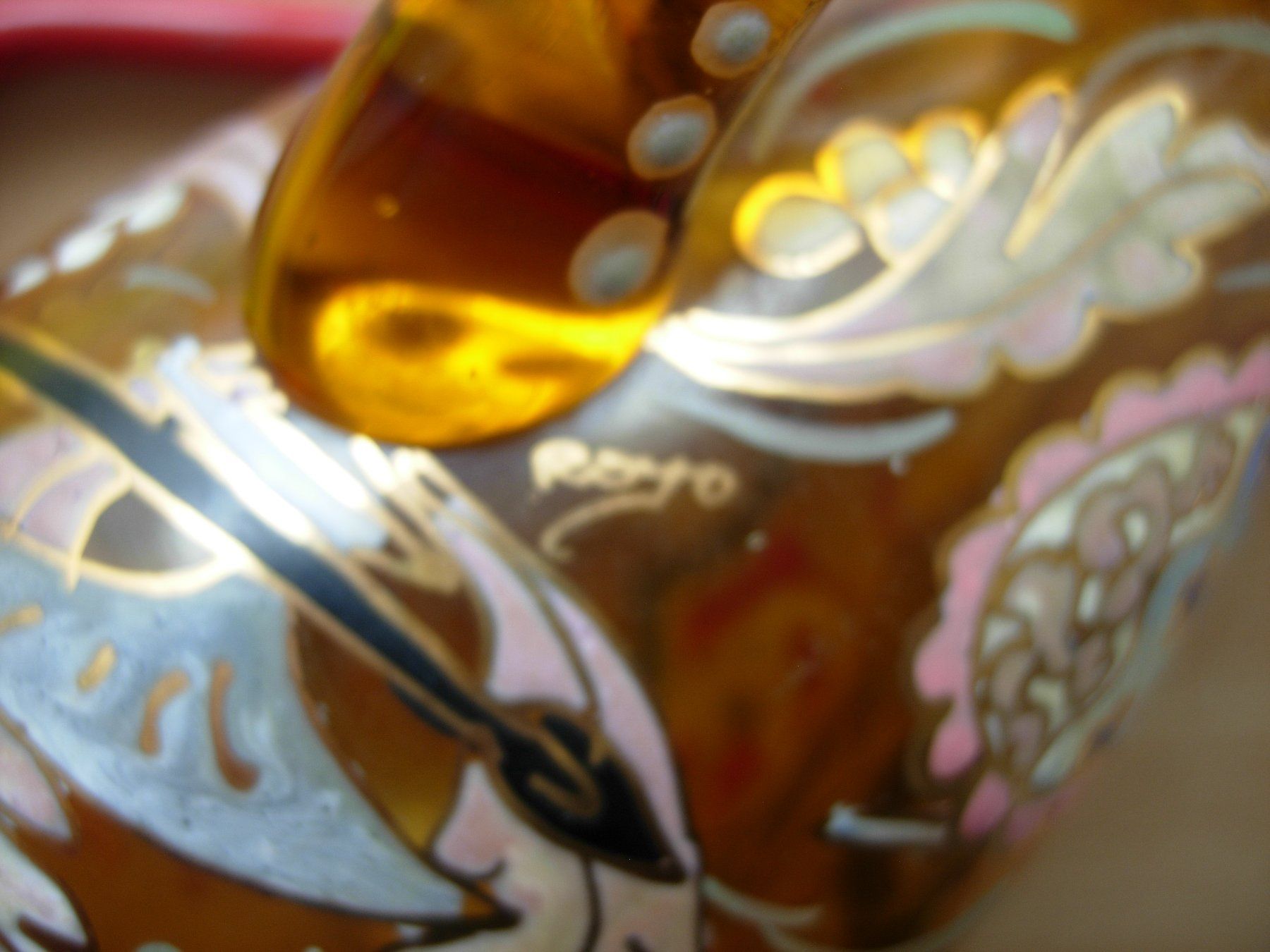 Moser Caraffe: Art Deco emallierte Karaffe 1 H.20 Jhdt. – Usato da Luzern venduto da Lucernauno 4