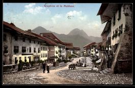 AK Gruyeres, Panorama et le Moleson