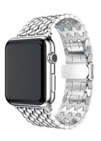 Apple Watch Edelstahl Schmuckarmband im Wabendesign