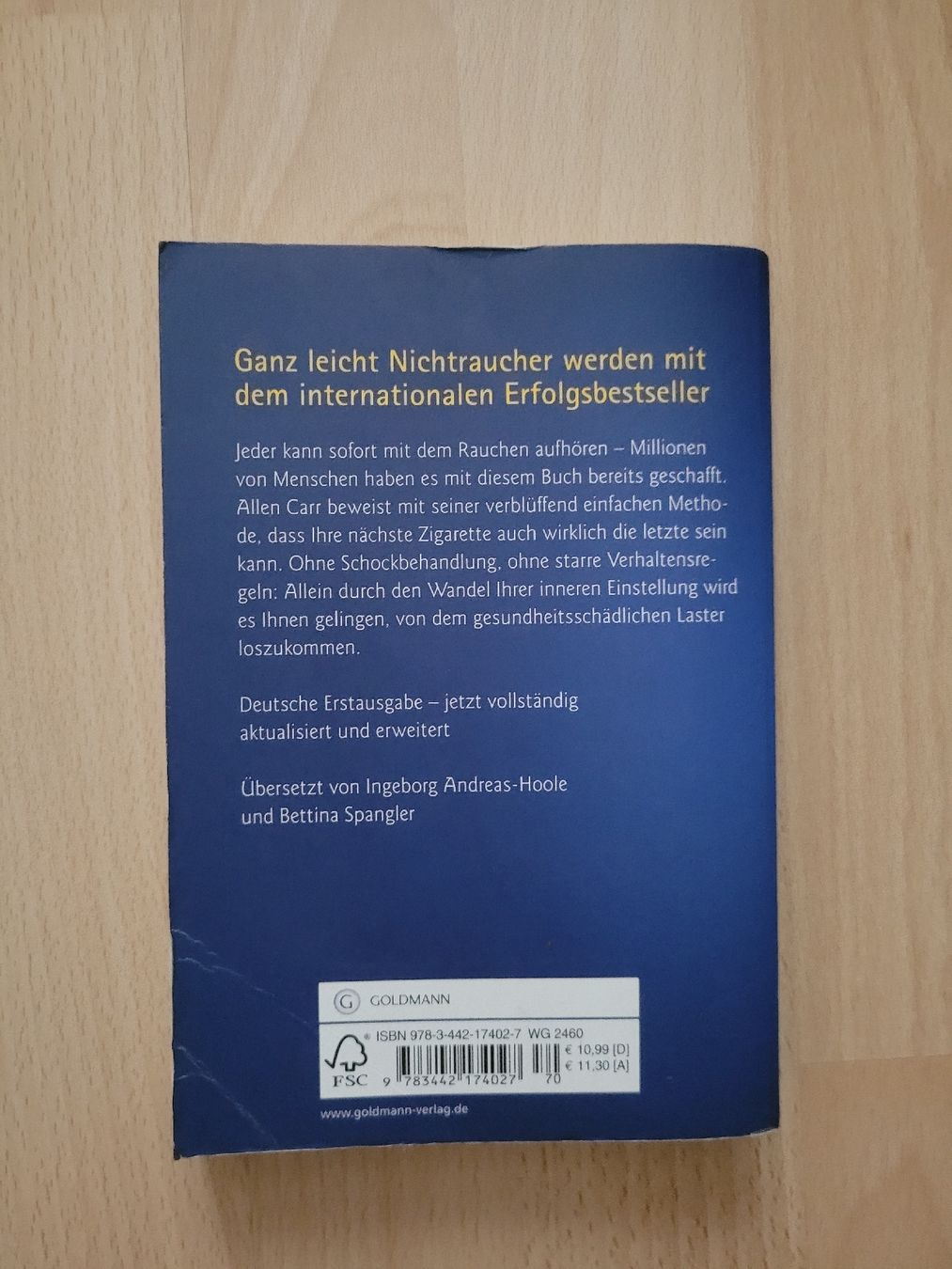 Libri: Allen Carr Endlich Nichtraucher! – Usato da Perlen venduto da Safari_23 1