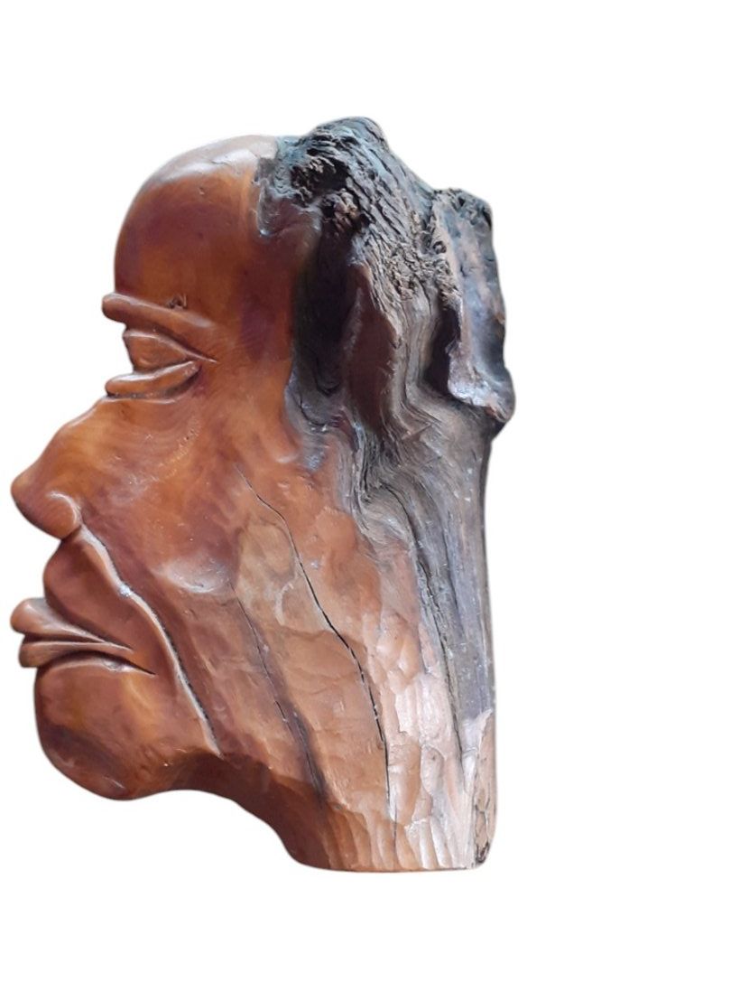 Sculture & Statue: Skulptur Kopf geschnitzt – Usato da Mörschwil venduto da antiksalon 6
