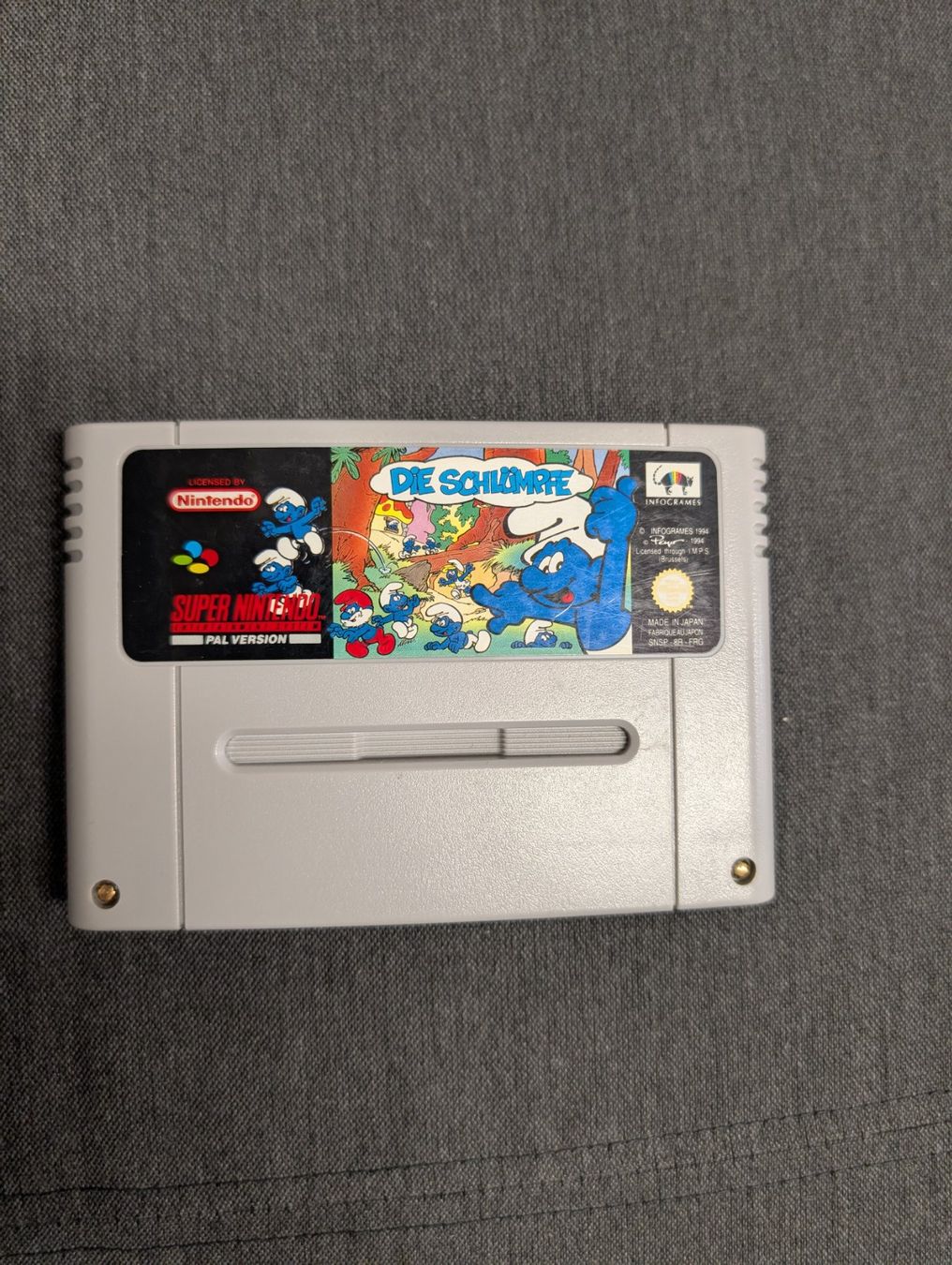 Giochi: Die schlümpfe super Nintendo – Usato da Giubiasco venduto da Ticinerd