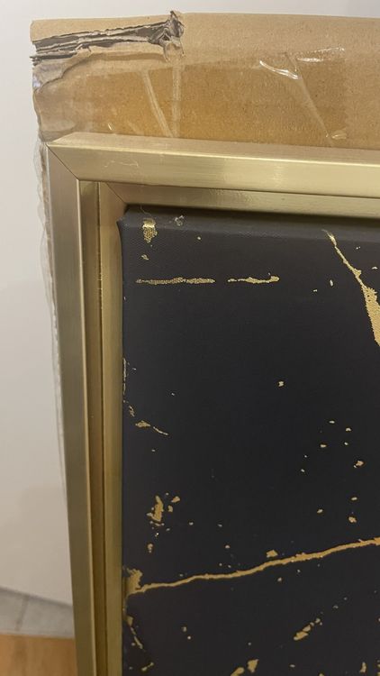 Foto & Immagini: Pfister Bild Gold & schwarz 100x69 cm – Usato da Oberwil BL venduto da J.L. 3
