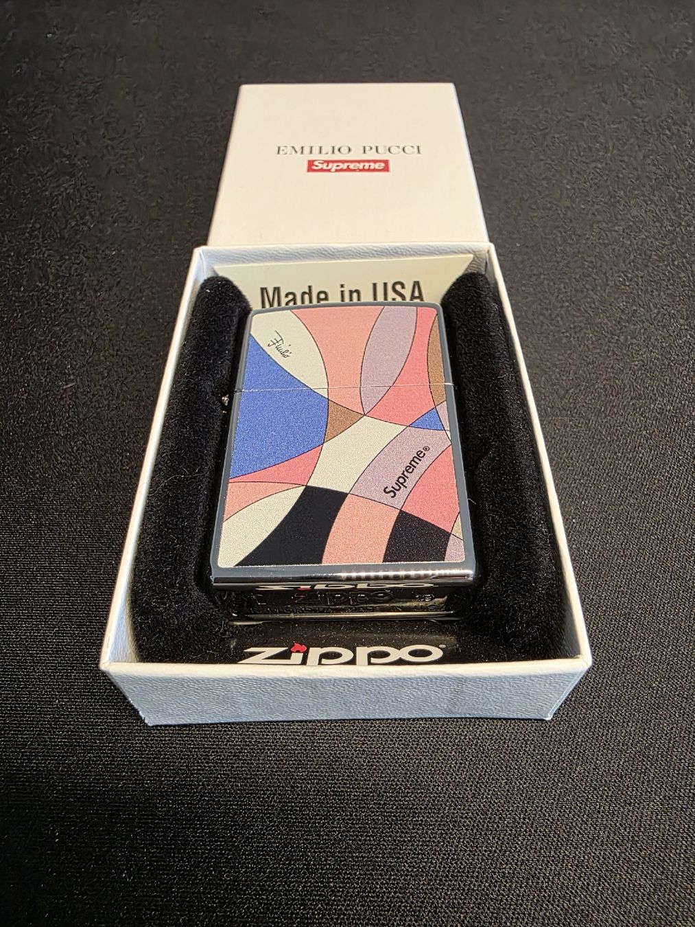 Zippo Accendini: Supreme x Emilio Pucci Zippo – Usato da Messen venduto da ste_bsk5