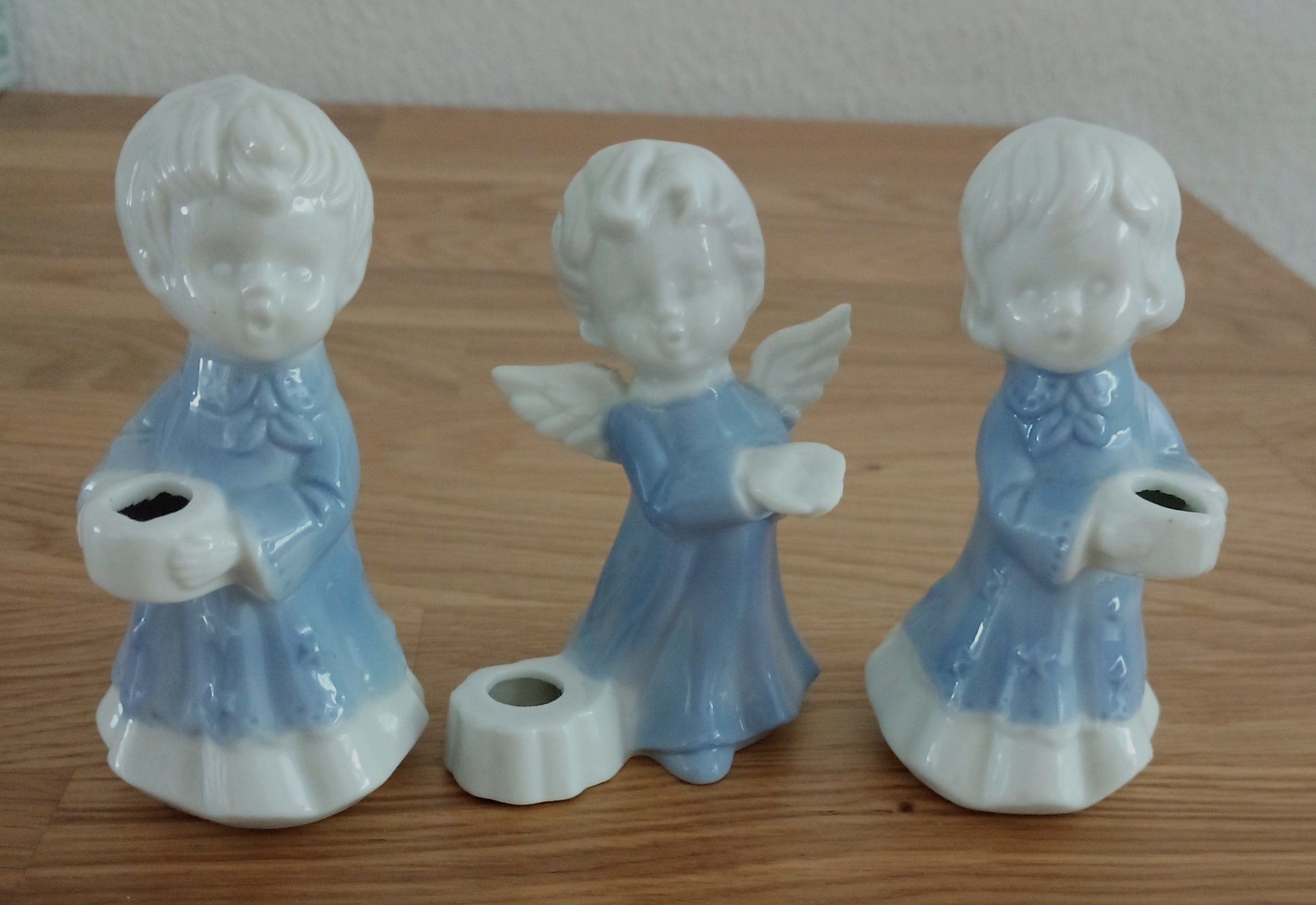 Portacandele: 3 kleine Kerzenständer Figuren – Usato da Schwarzenburg venduto da Miri13