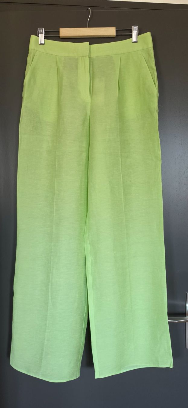 Mango Hosen: Pantaloni di lino Mango – Neu und originalverpackt aus Giubiasco von ele_g2pf