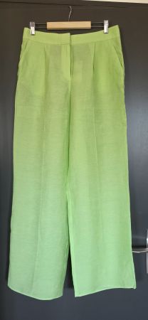 Pantaloni di lino Mango