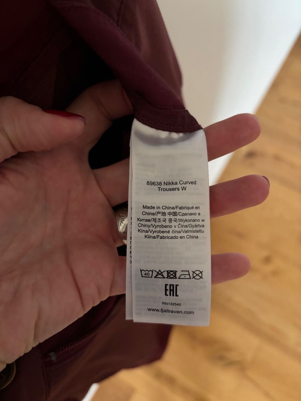 Fjällräven Pantalons: Fjällräven Wanderhose, Grösse 40 – D'occasion à Thayngen par Liv-24 4