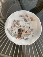 Seltene japanische Kutani-Porzellanschale Meiji- Taishō-Zeit