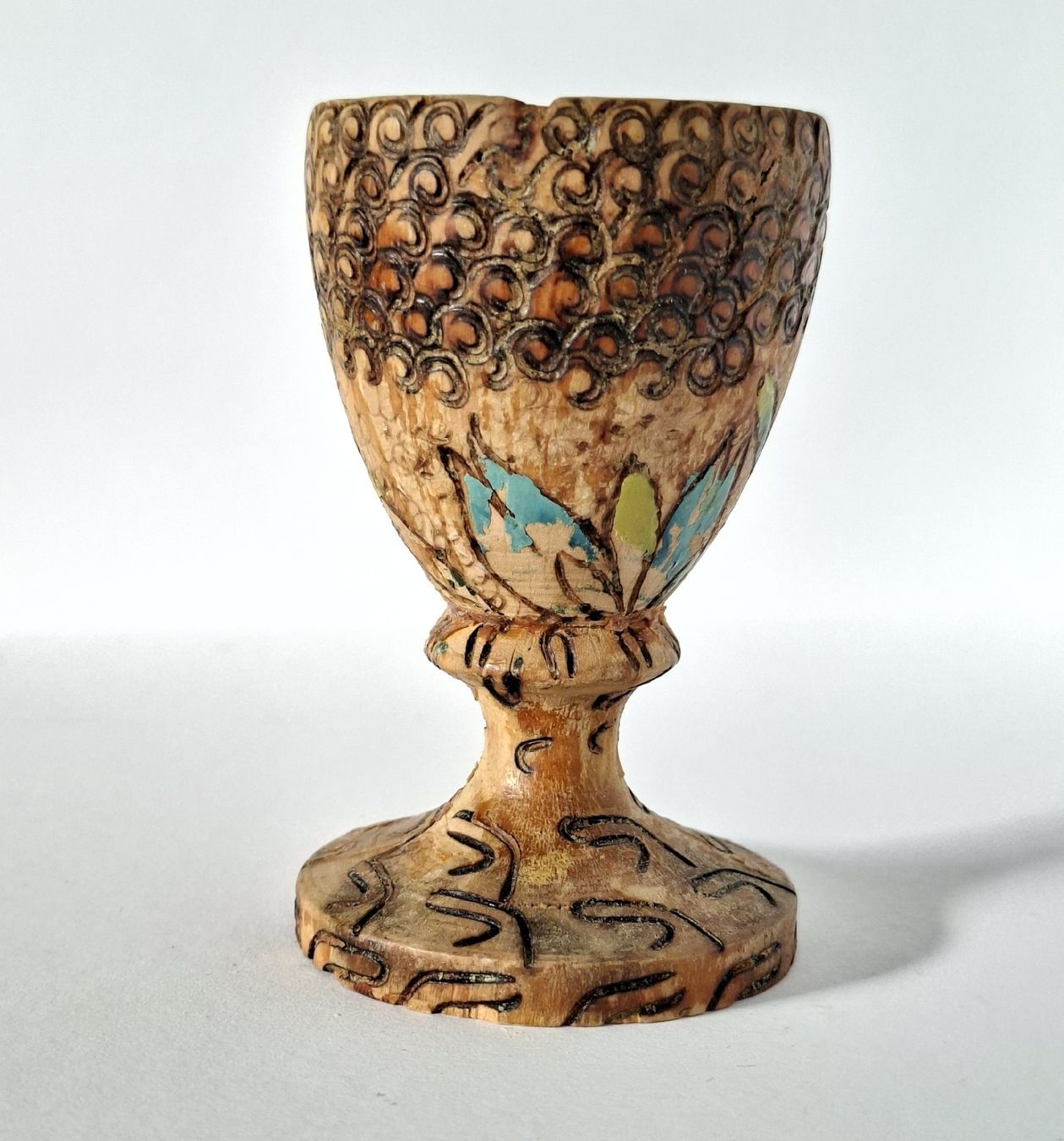 Altre Stoviglie: Wunderschöner vintage Eierbecher aus Holz – Usato da Dietikon venduto da Magi2 4