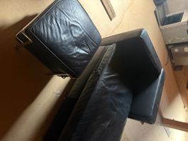 Le Corbusier L C2Ledersofa/ Liege + Hocker nicht Cassina