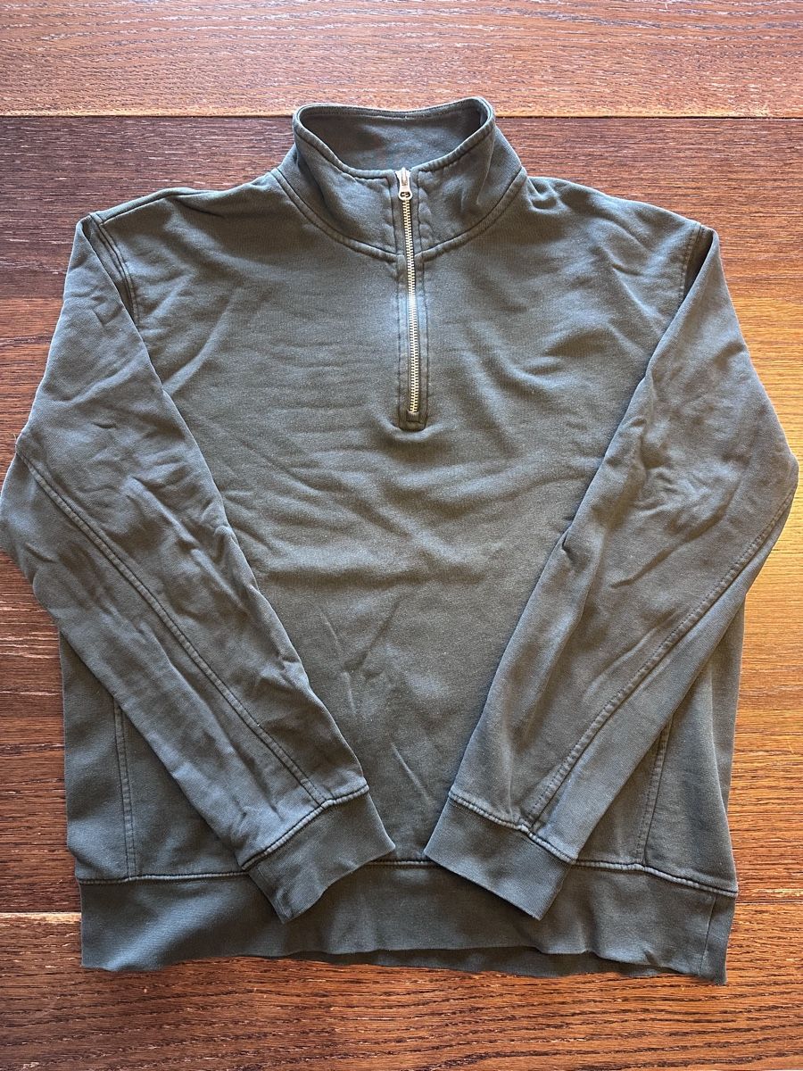 Zara Pulls & Sweat-shirts: Kragenpullover Grün – D'occasion à Zürich par davozn