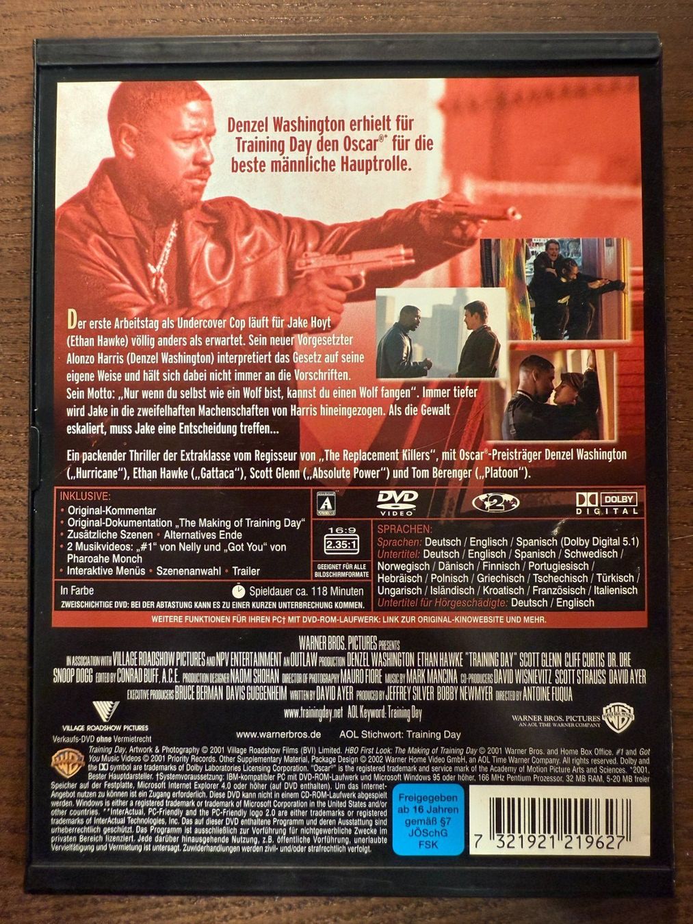 Tutti i DVDs: Training Day – Usato da Zürich venduto da FilmFreunde 1