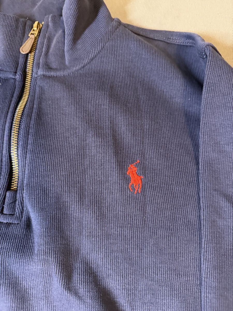 Ralph Lauren Pulls & Sweat-shirts: Polo Ralph Lauren Herren Zip-Pullover, Grösse L, Navy 49 – D'occasion à Muri b. Bern par pro_f2tr 1