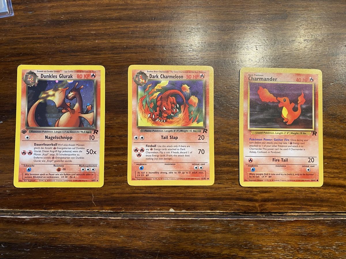 Pokémon Carte collezionabili: Dunkles Glurak 1st Edition – Usato da Rorschach venduto da cabrones98