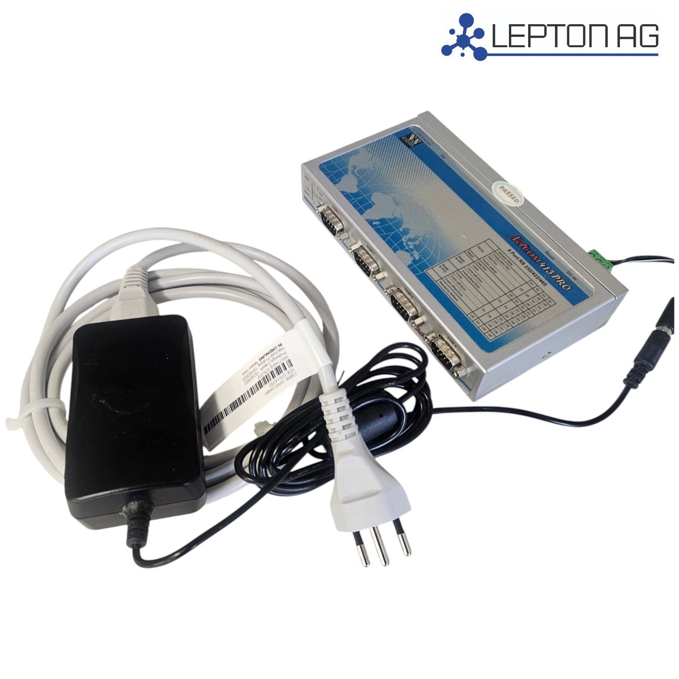 Sistema di controllo: Netcom 413 PRO RS232/422/485 Kommunikations-Server – Usato da Niederdorf venduto da LeptonAG