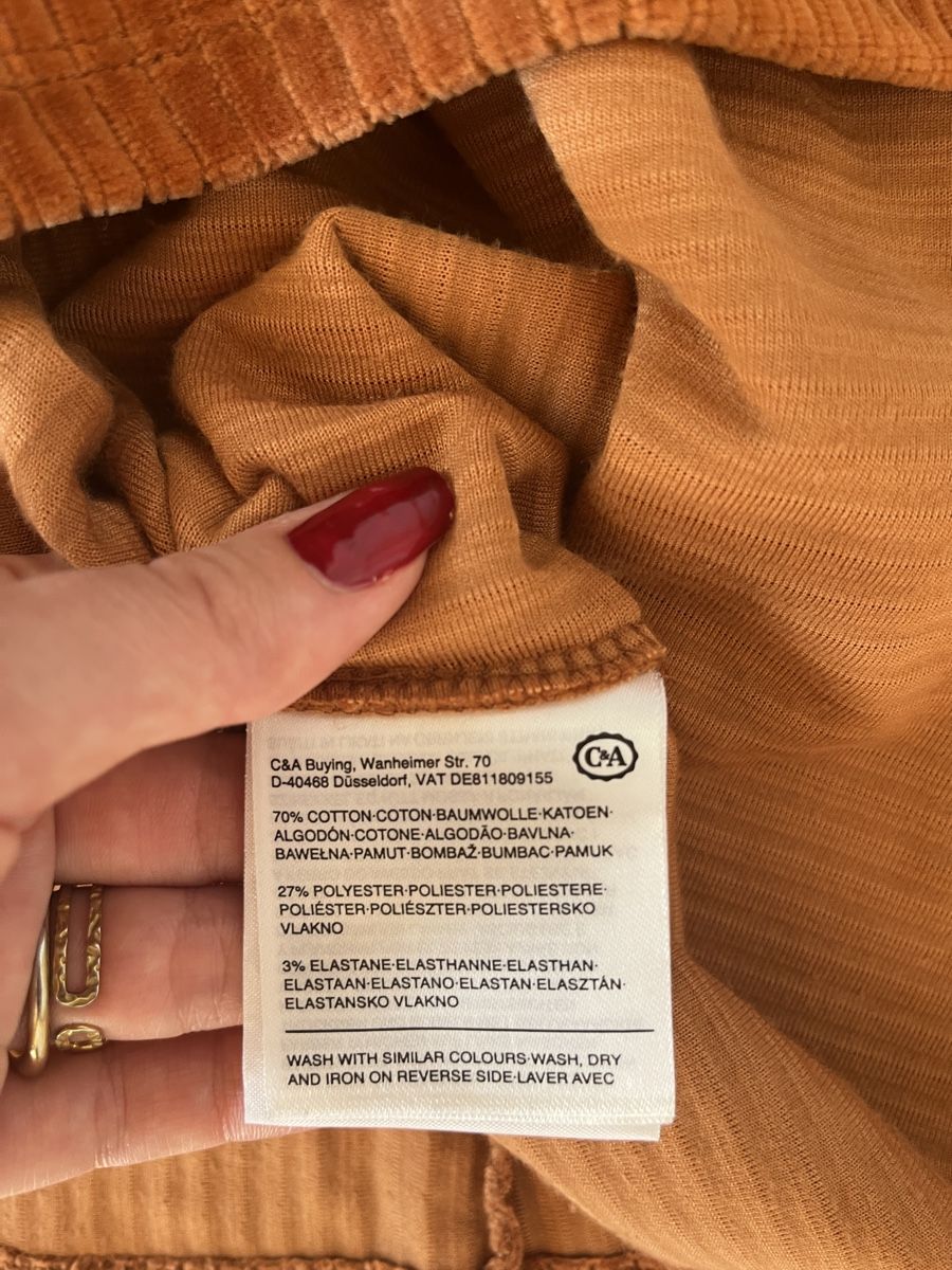 C&A Vestiti & Gonne: Cord Latzkleid braun Grösse M  – Usato da Bern venduto da sosophie 4