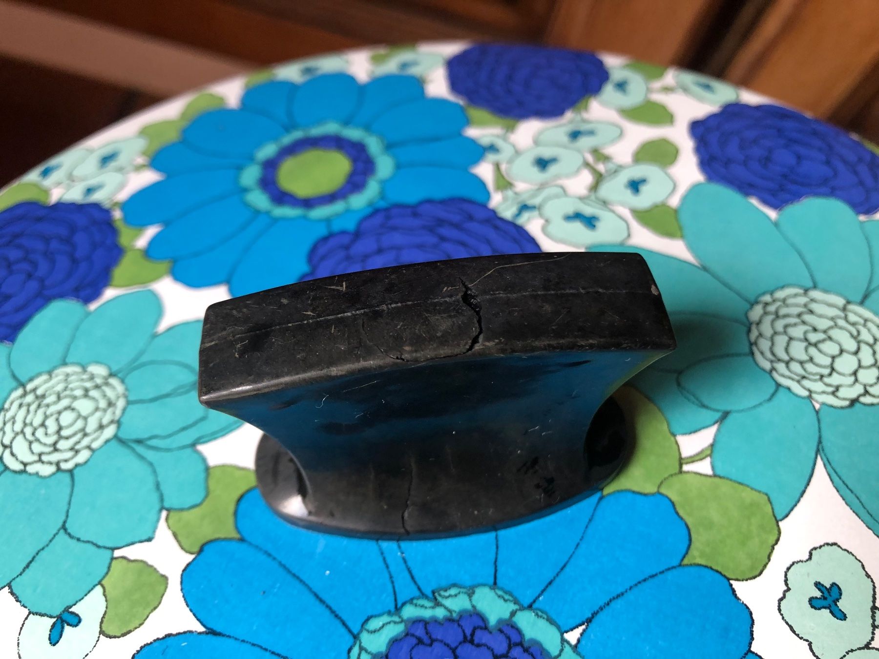 Pentole: couvercle de casserole vintage fleurs bleues – Usato da Bernex venduto da joe_6dn9 2