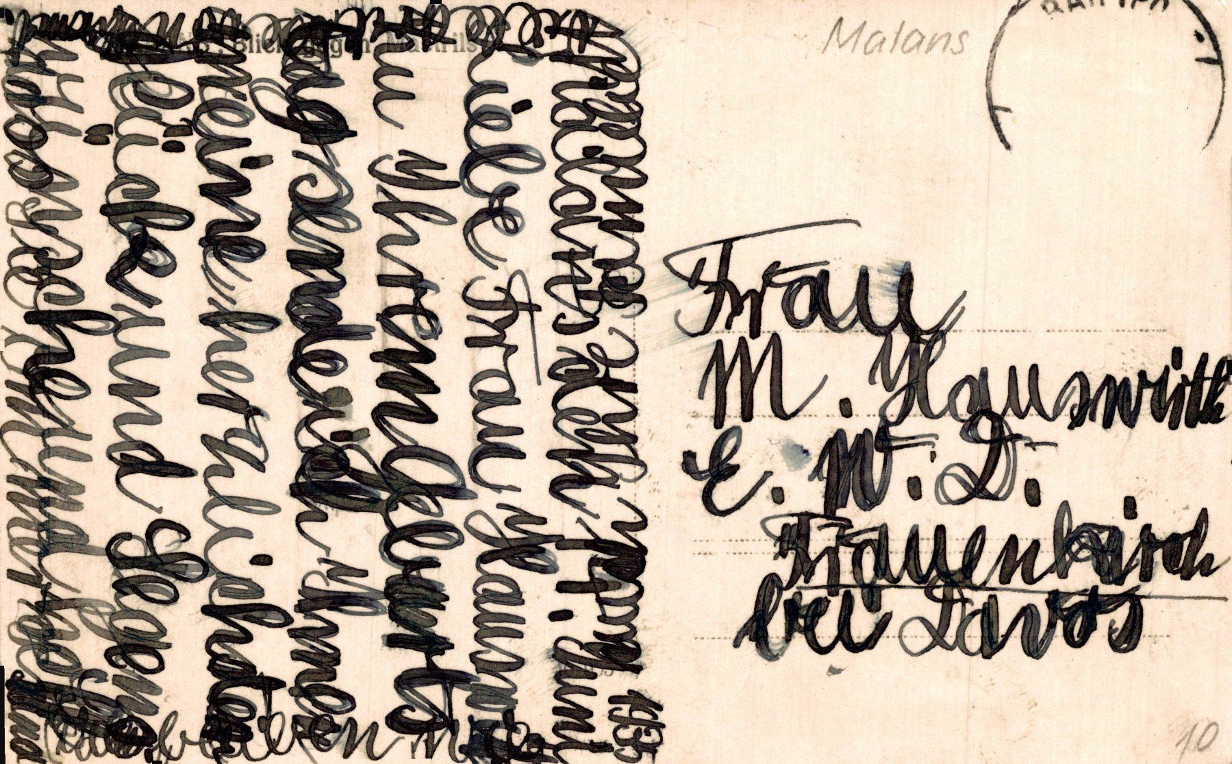 Cartoline postali: Malans. Blick gegen Mastrils – Usato da Bronschhofen venduto da Astore 1