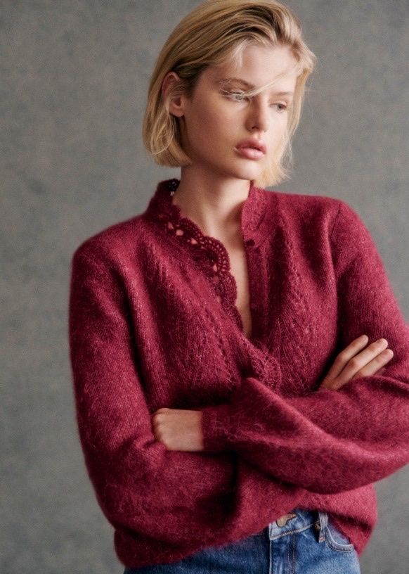 Sezane Gilet & Giacche senza maniche: Cardigan bordeaux Sézane XXS  – Nuovo (secondo la descrizione) da Lausanne venduto da cha_789k