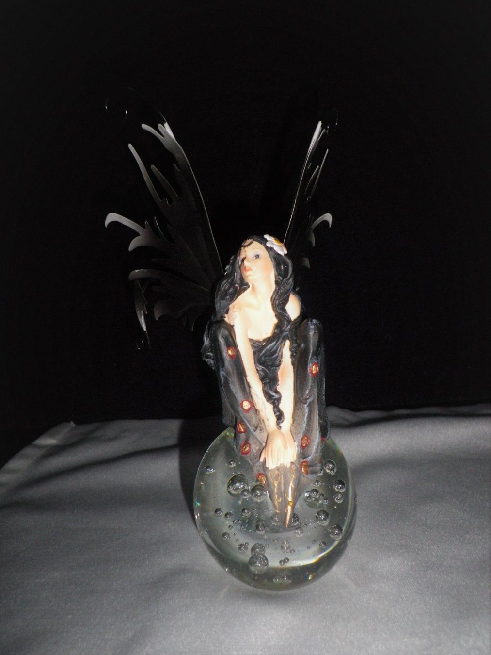 Statuette: Nacht - Elfe auf Glaskugel – Nuovo (secondo la descrizione) da Reinach BL venduto da Annodomini