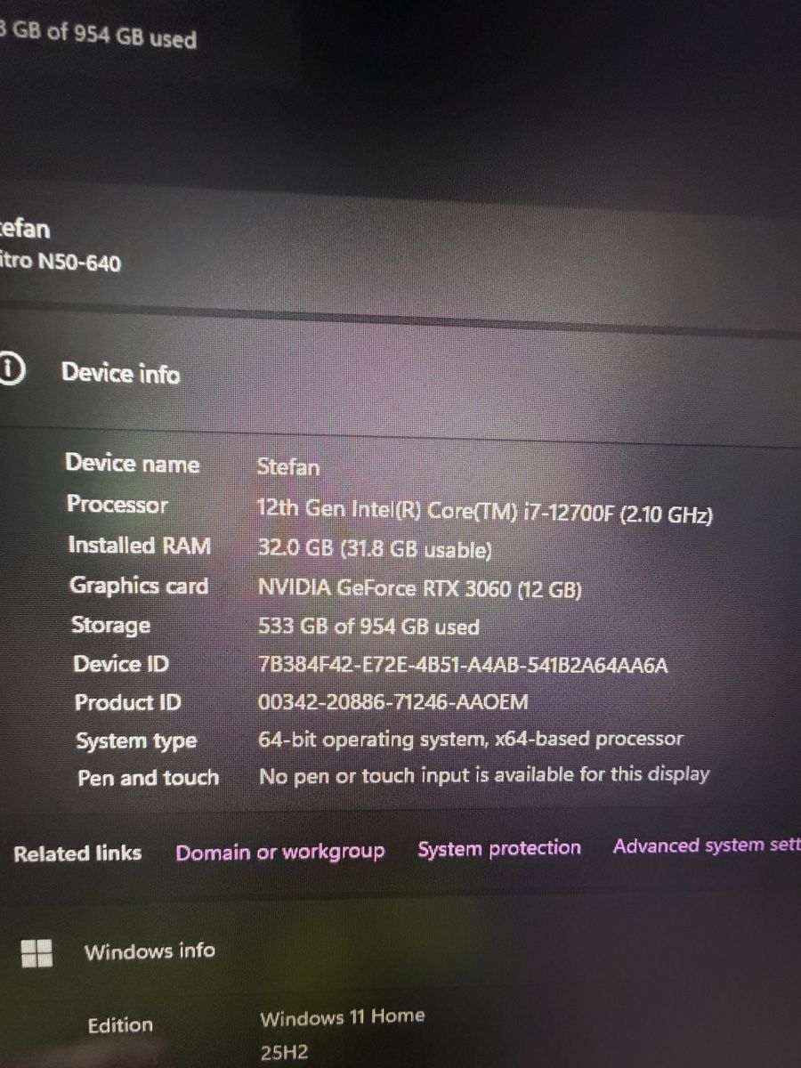 Acer PC: Ultra-Gaming-PC mit zwei Monitoren – Nuovo (secondo la descrizione) da Triengen venduto da nenadovic_stefan 2