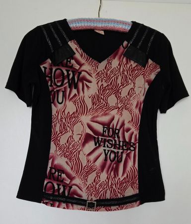 Damen T-Shirt V-Ausschnitt, Grösse 36/38
