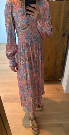 Langes Seidenkleid Dea Kudibal XXS