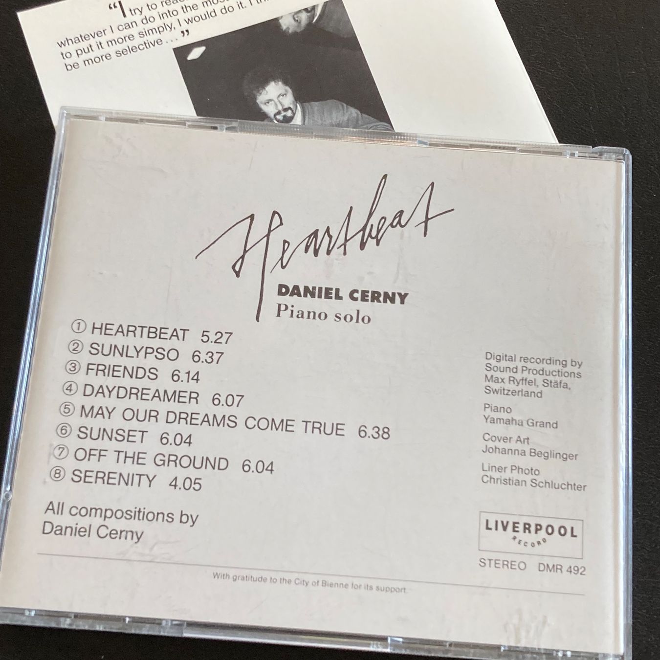 CDs: Daniel Cerny - Heartbeat - Piano Solo – D'occasion à Bern par Ntsamina 1