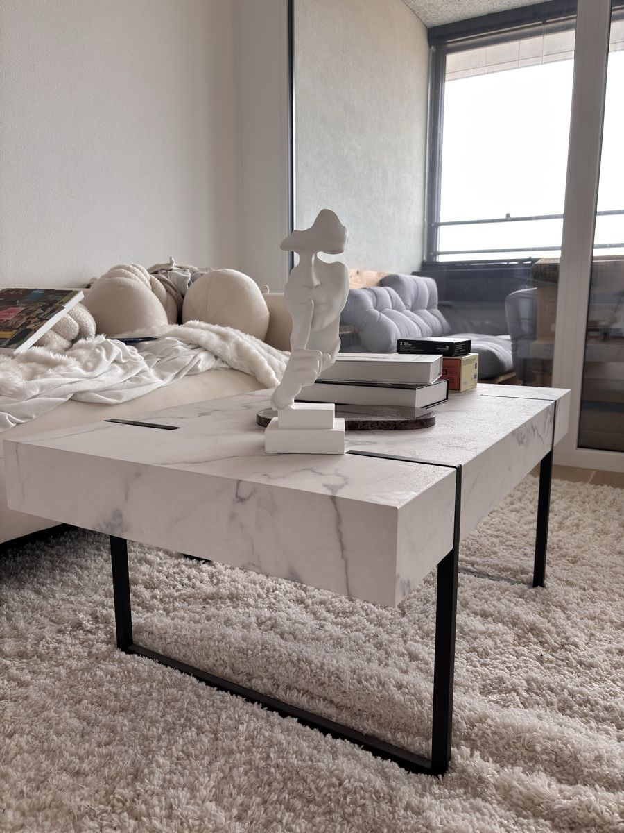 Beliani Tische: Couchtisch Merced- weisser Marmor – Gebraucht aus Aesch BL von met_c8xr 2