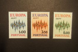 1972 MiNr. 1166 - 1168 Portugal**