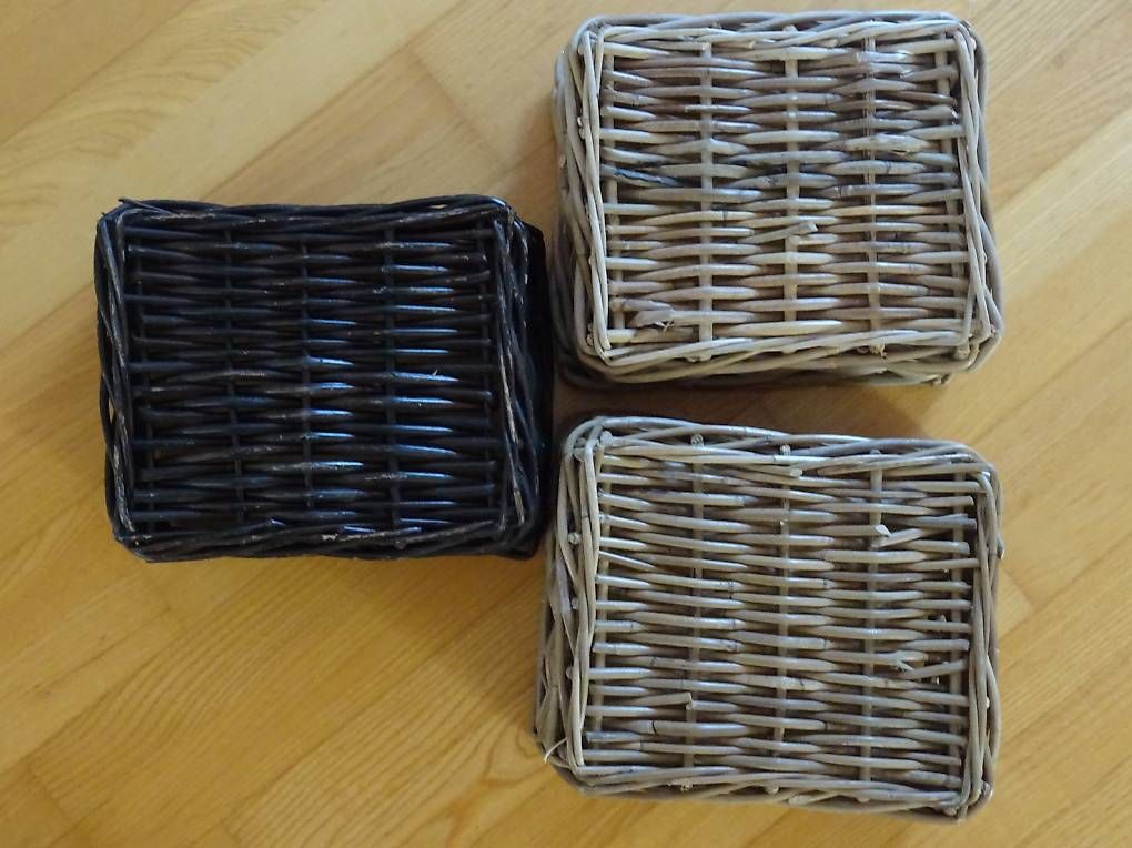 Sonstiges für Haushalt & Wohnen: 3 x Weidenkorb viereckig – Gebraucht aus Niederbipp von PiaZ01 1