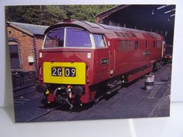Postcard Diesel Lok D 1062 "Western Coutier" BR class 52