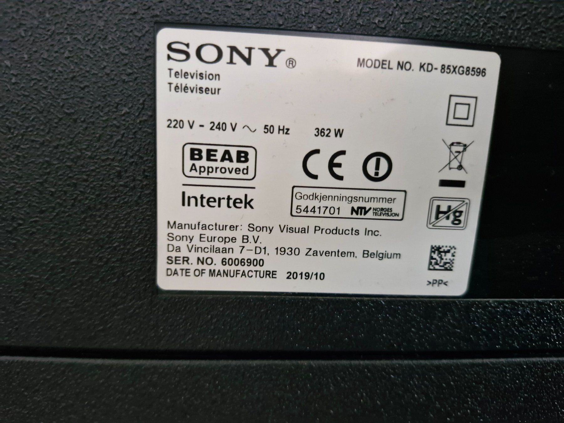 Sony Televisori: sony kd 85xg8596  --DEFEKT-- – Difettoso da Aadorf venduto da MediaGuru