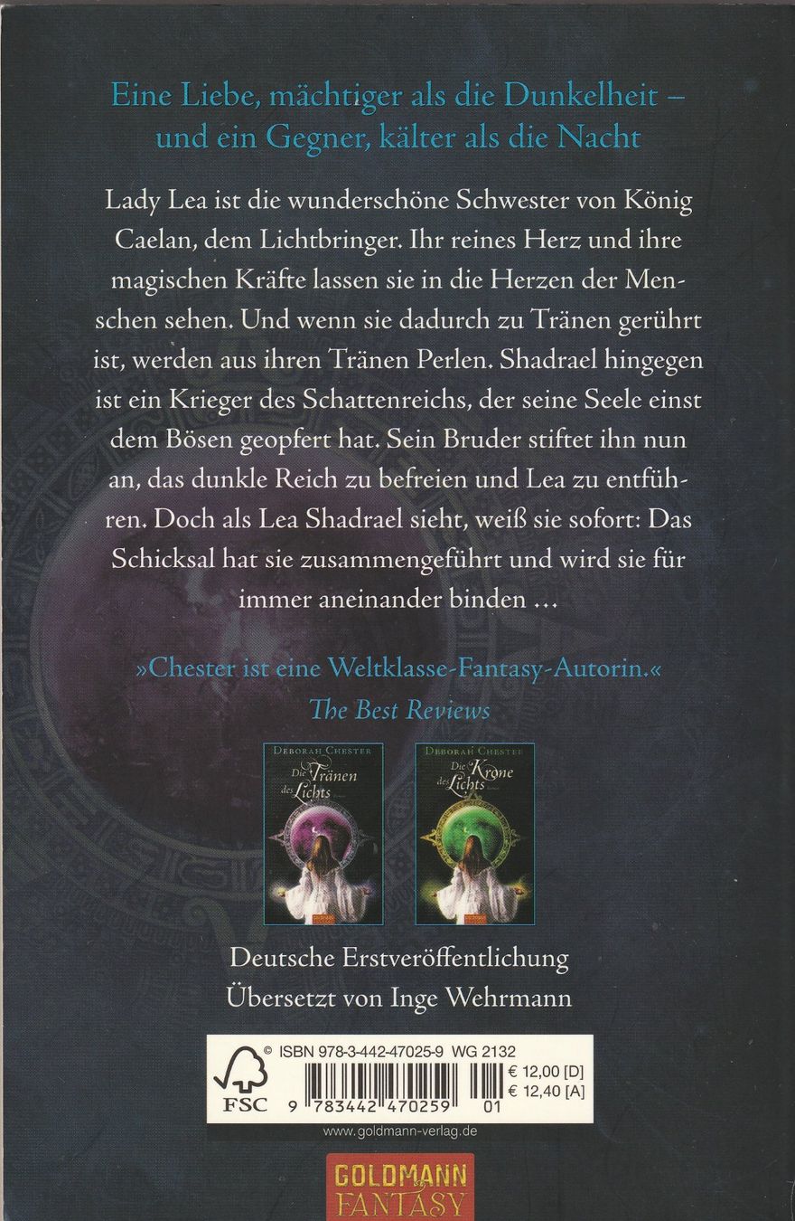 Bücher: Deborah Chester - Die Tränen des Lichts – Gebraucht aus Luzern von Baumhuepfer01 1