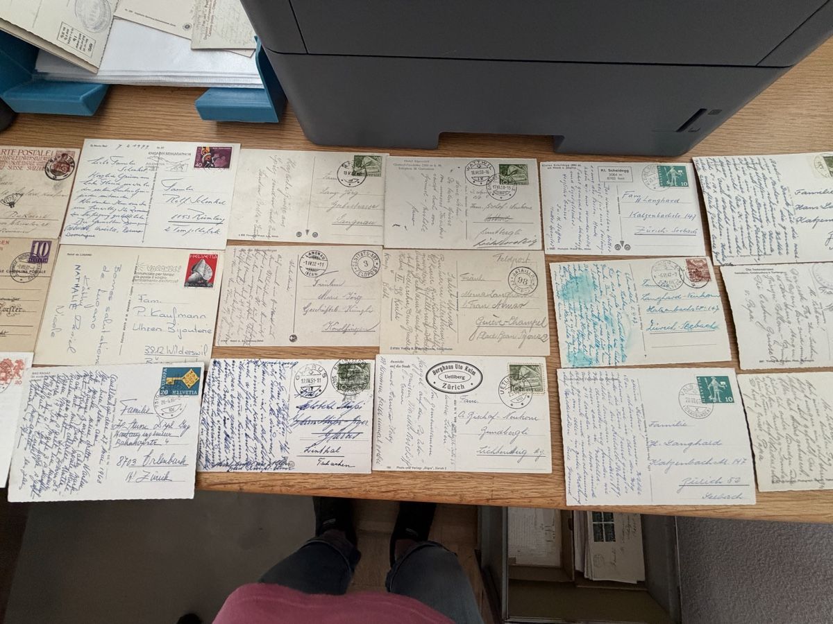 Ansichtskarten: 50 Ansichtskarten/Postkarten Schweiz ab Alt – Gebraucht aus Murgenthal von Tina_4055 1