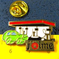 SHELL PIN GREEN-CAR