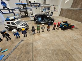 Playmobil Polizei-Station mit viel Zubehör, Top Zustand!