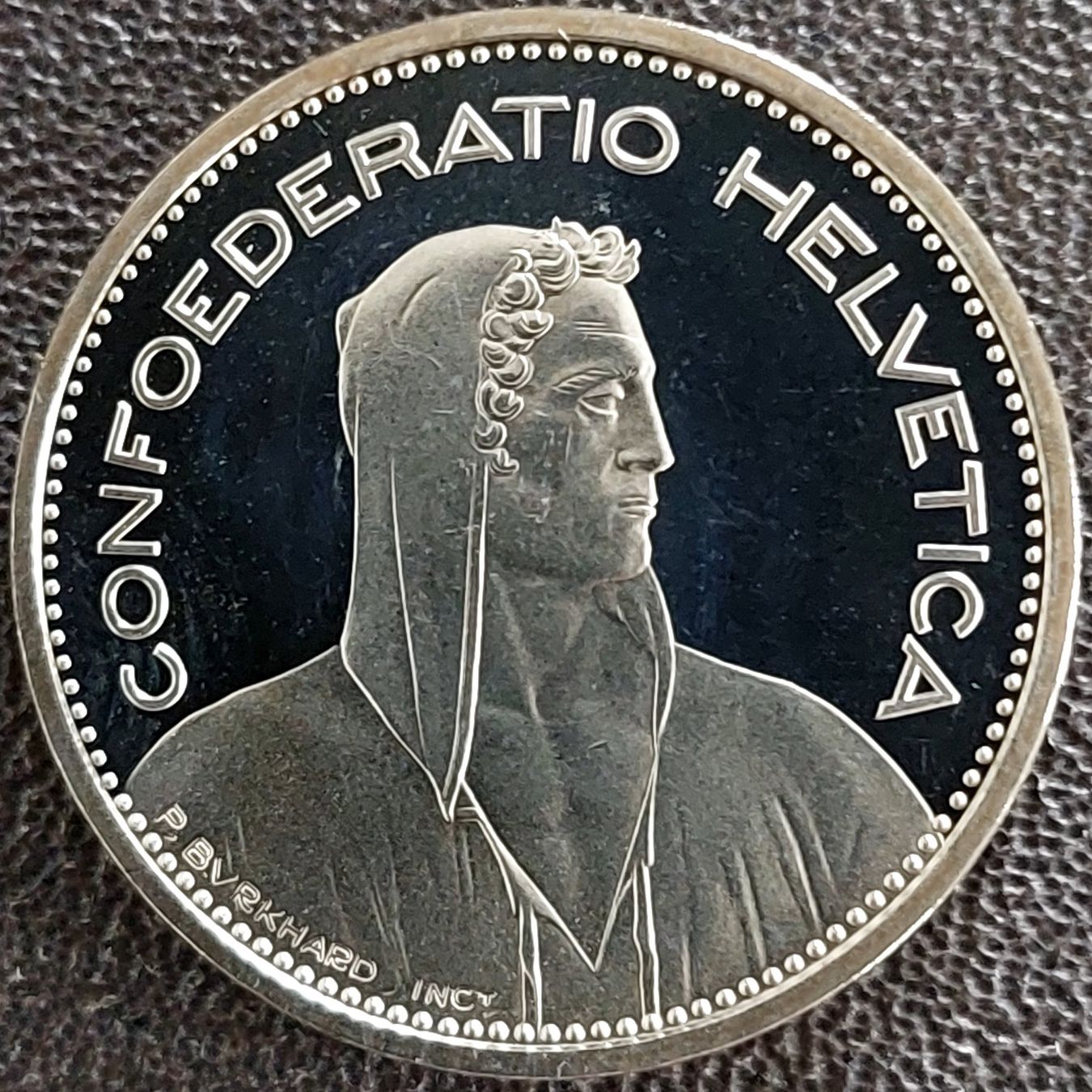 Tutti le monete: 5 Franken 1985 stgl. / aus Münzsatz – Nuovo (secondo la descrizione) da Arch venduto da coinsandmore 1