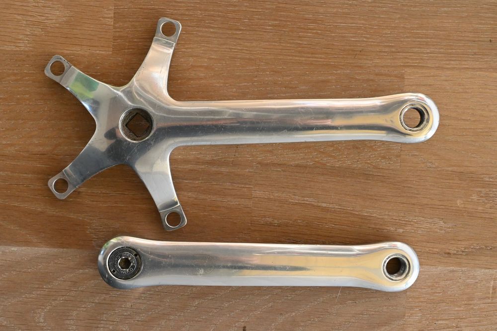 Manivelles Campagnolo Daytona NOS – Argent 170 Mm – Pédalier Vélo Route – Italie