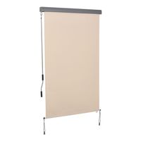 Balkonmarkise Vertikalmarkise mit Handkurbel 120 x 200 cm