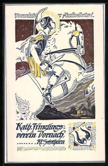 Cartes postales: Dornach, Katholischer Jünglingsverein,  – D'occasion à Berlin par bartko-reher