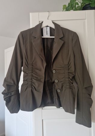 Neu - Corset Blazer, Khaki, Asos, Gr. S / XS