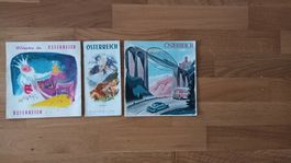 3 antike Büchlein über Österreich