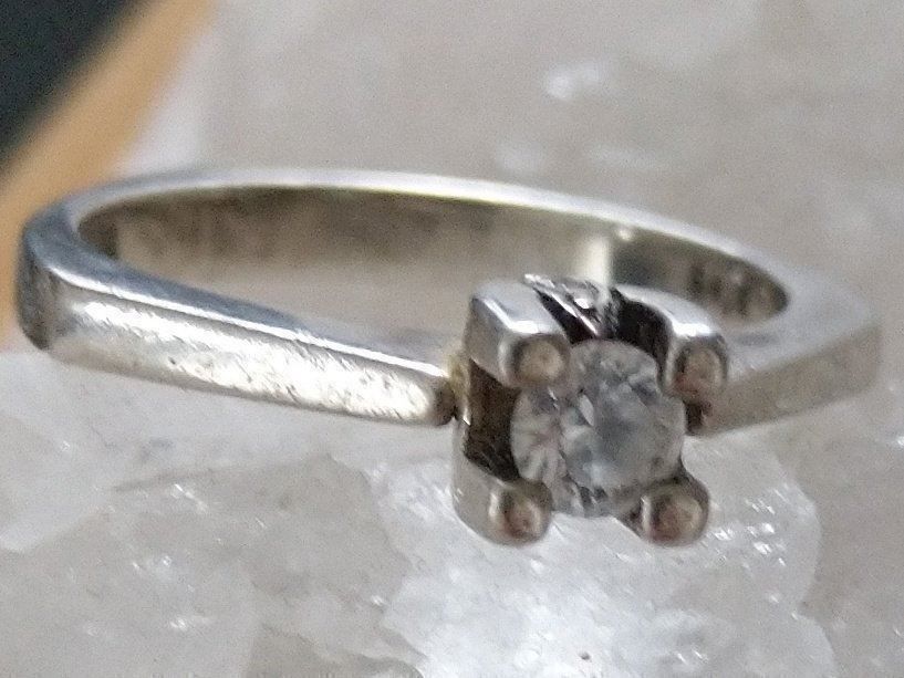 Anelli: SOLITÄR RING IN 925 SILBER – Usato da Romanshorn venduto da BoutiqueA