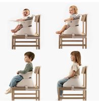 Hannie Portable High Chair White Sand – wie neu
