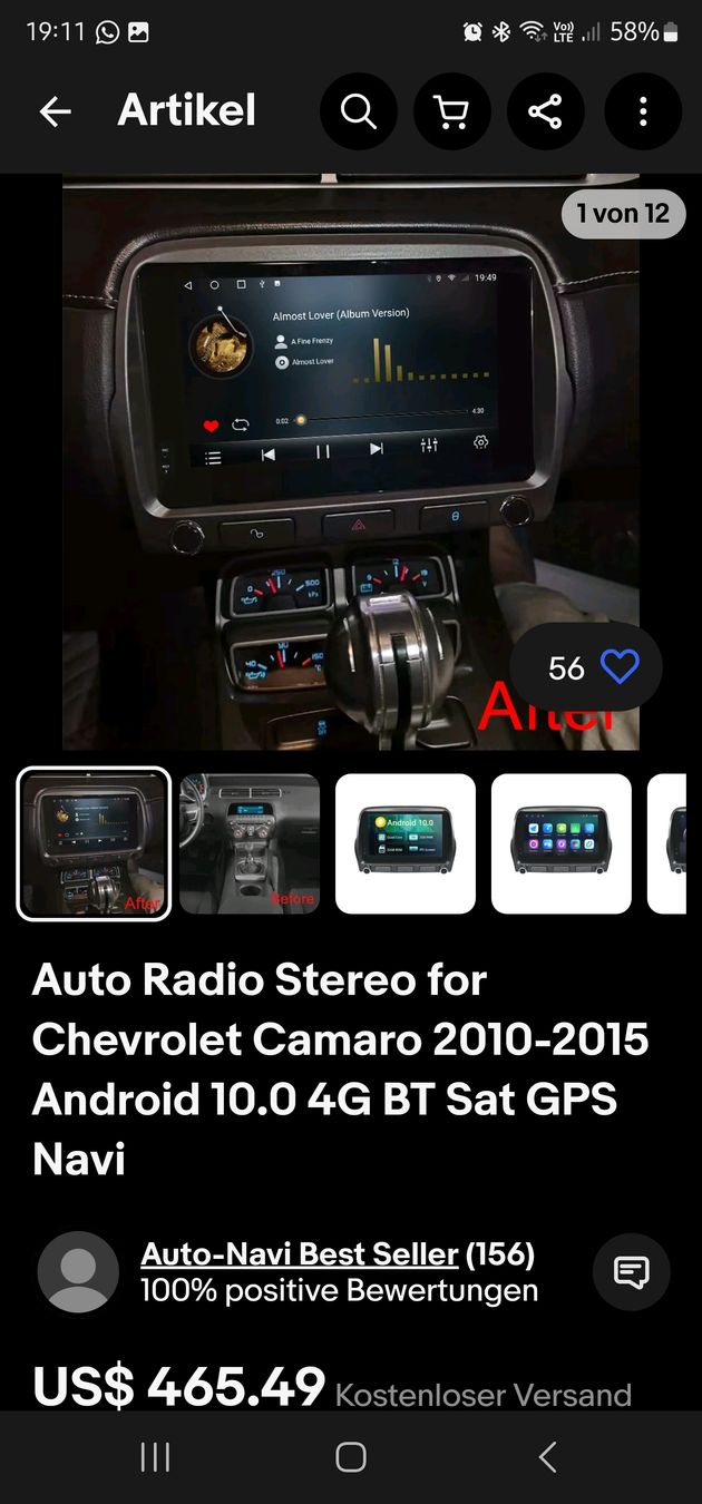 Chevrolet Automobili: Chevrolet Camaro 6.2lt SS Aut. Cabrio – Usato da Saland venduto da Kimmi0_1 4
