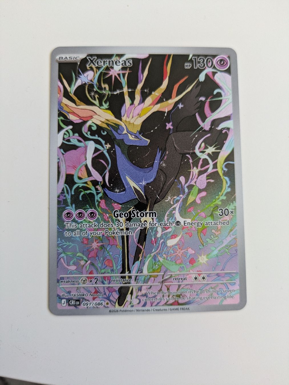 Pokémon Carte collezionabili: Xerneas – Nuovo (secondo la descrizione) da Hochdorf venduto da NoctisCaelum